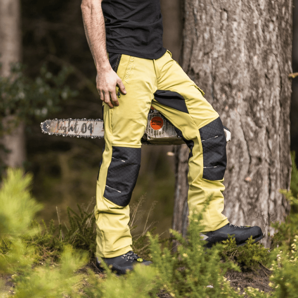 AT4062(US) Arbortec Vented Chainsaw Pants Design C - Beige - Arbortec US