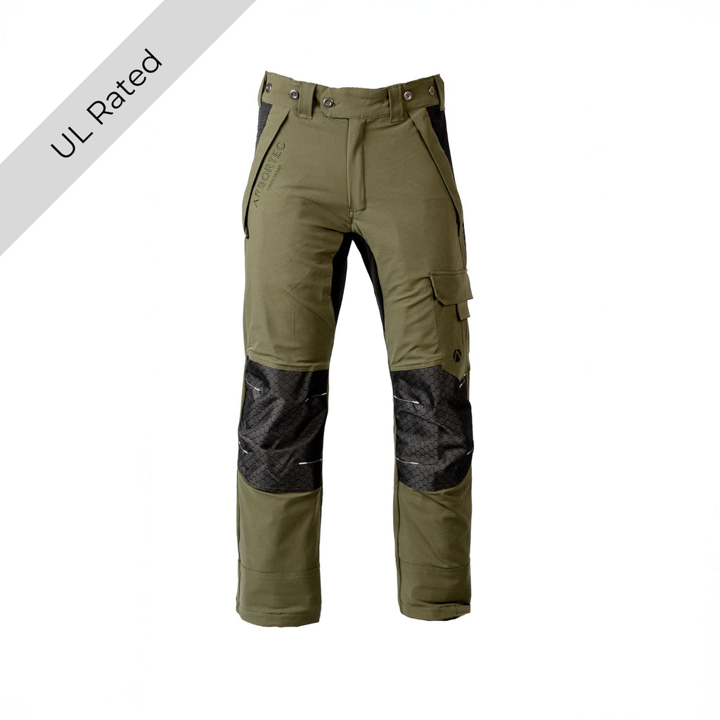 AT4062(US) Arbortec Vented Chainsaw Pants - Olive - Arbortec US