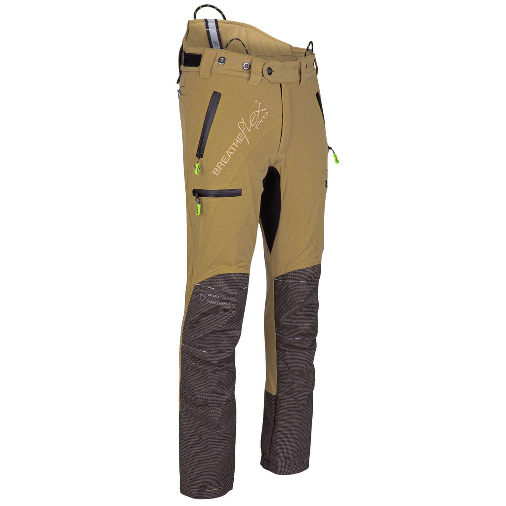 AT4070 Breatheflex Pro Chainsaw Pants Design C Class 1 - Beige - Arbortec US
