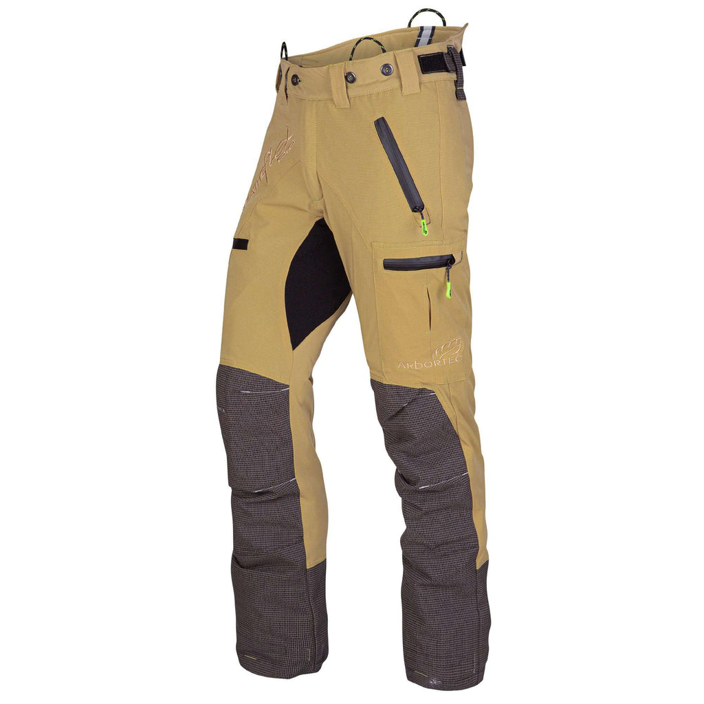 AT4070 Breatheflex Pro Chainsaw Pants Design C Class 1 - Beige - Arbortec US