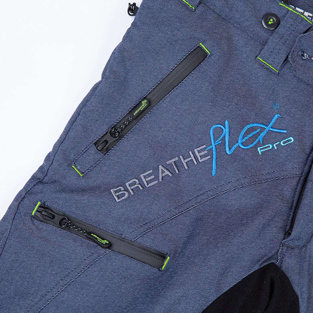 AT4070 Breatheflex Pro Chainsaw Pants Design C Class 1 - Denim Blue Legacy - Arbortec US