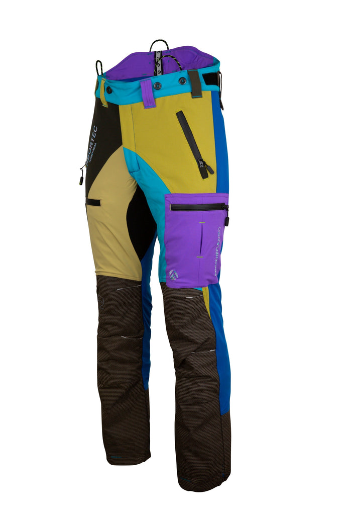 AT4070 Breatheflex Pro Chainsaw Pants Design C Class 1 - Pastel Multi-Color - Arbortec US