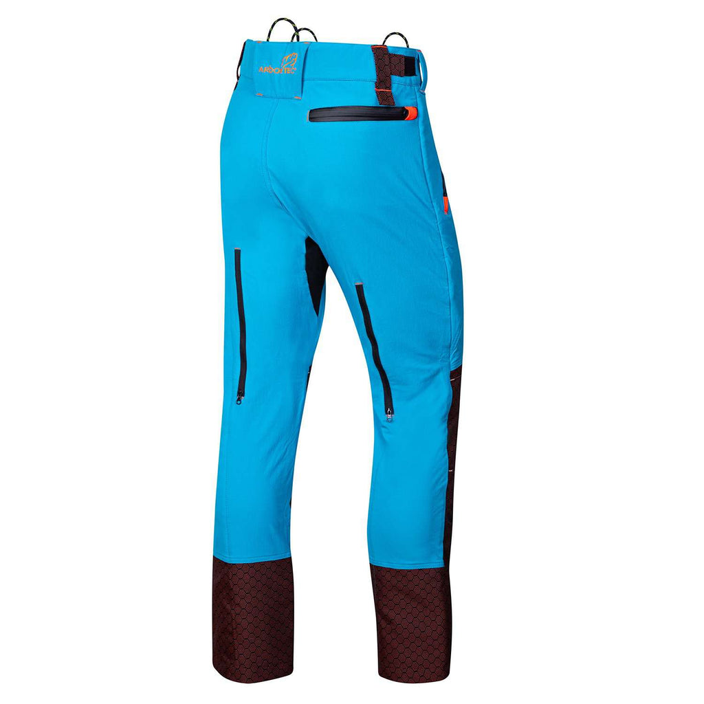 AT4071 Freestyle Chainsaw Pants Design C Class 1 - Aqua - Arbortec US