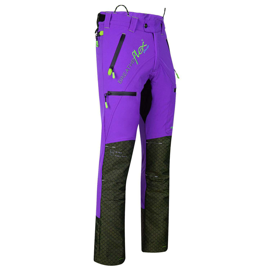 AT4071 Freestyle Chainsaw Pants Design C Class 1 - Purple - Arbortec US