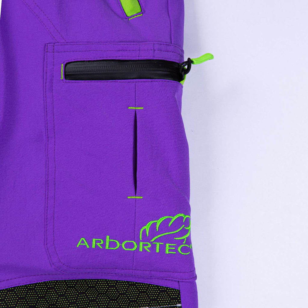 AT4071 Freestyle Chainsaw Pants Design C Class 1 - Purple - Arbortec US
