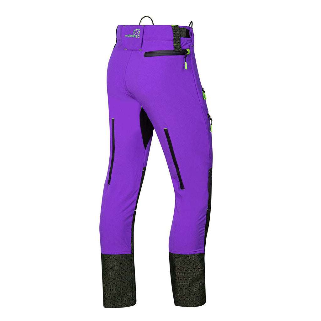 AT4071 Freestyle Chainsaw Pants Design C Class 1 - Purple - Arbortec US