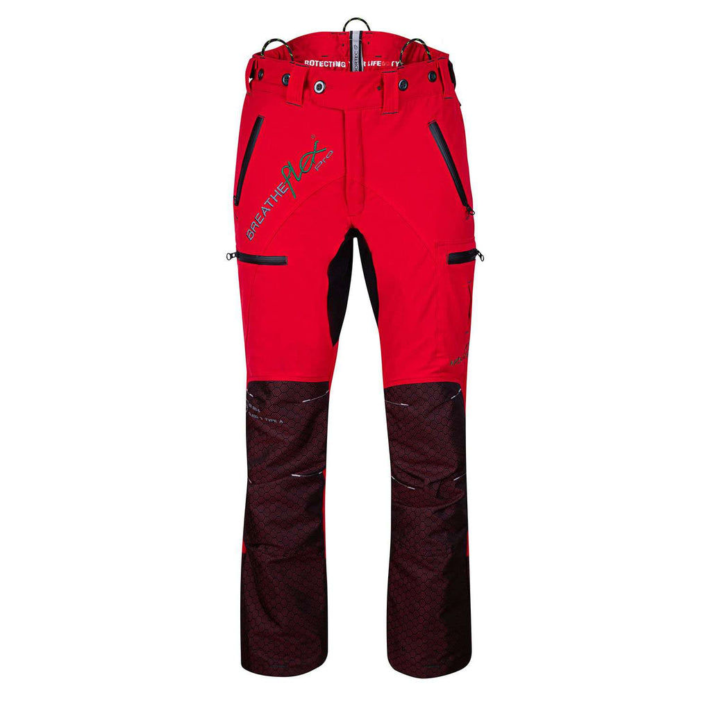 AT4071 Freestyle Chainsaw Pants Design C Class 1 - Red - Arbortec US