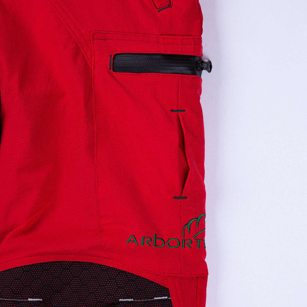 AT4071 Freestyle Chainsaw Pants Design C Class 1 - Red - Arbortec US