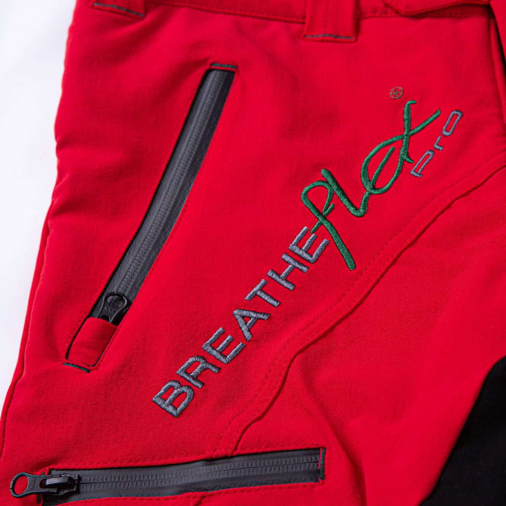 AT4071 Freestyle Chainsaw Pants Design C Class 1 - Red - Arbortec US