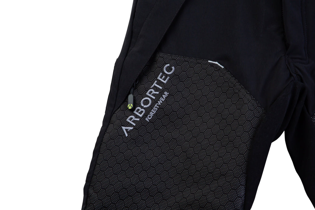 AT4080 - Arbortec Deep Forest Chainsaw Pants Design A/Class 1 - Black - Arbortec US