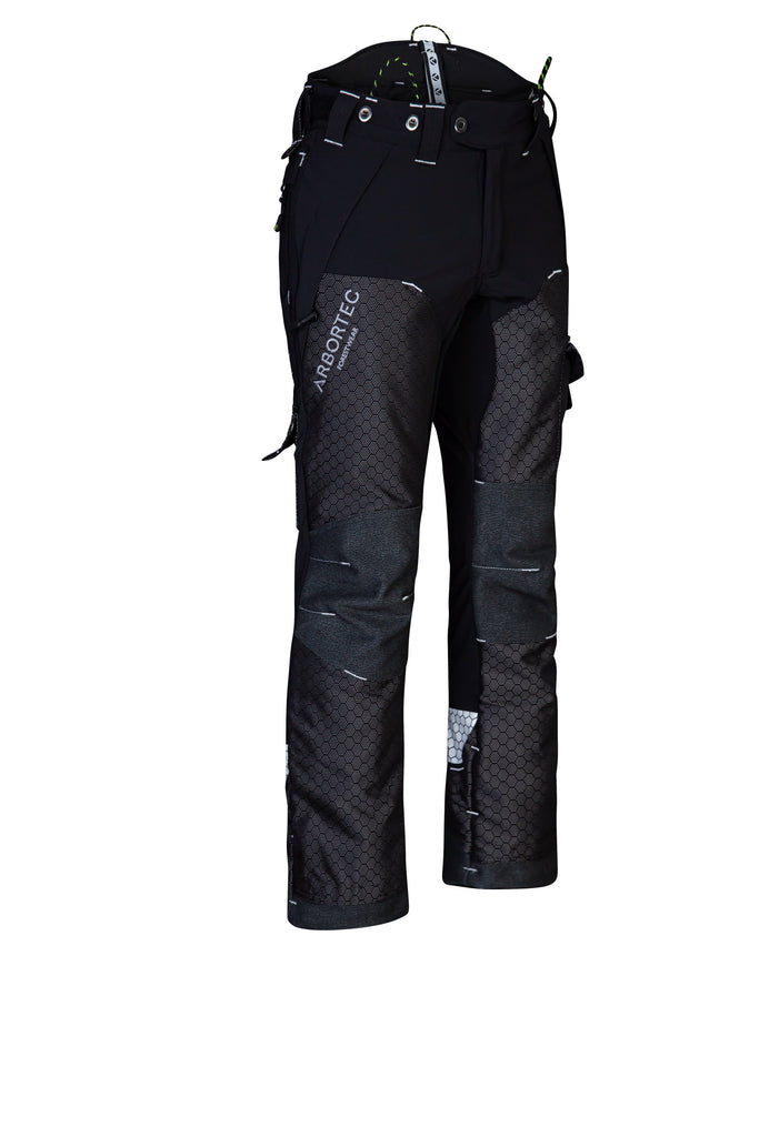 AT4080 - Arbortec Deep Forest Chainsaw Pants Design A/Class 1 - Black - Arbortec US