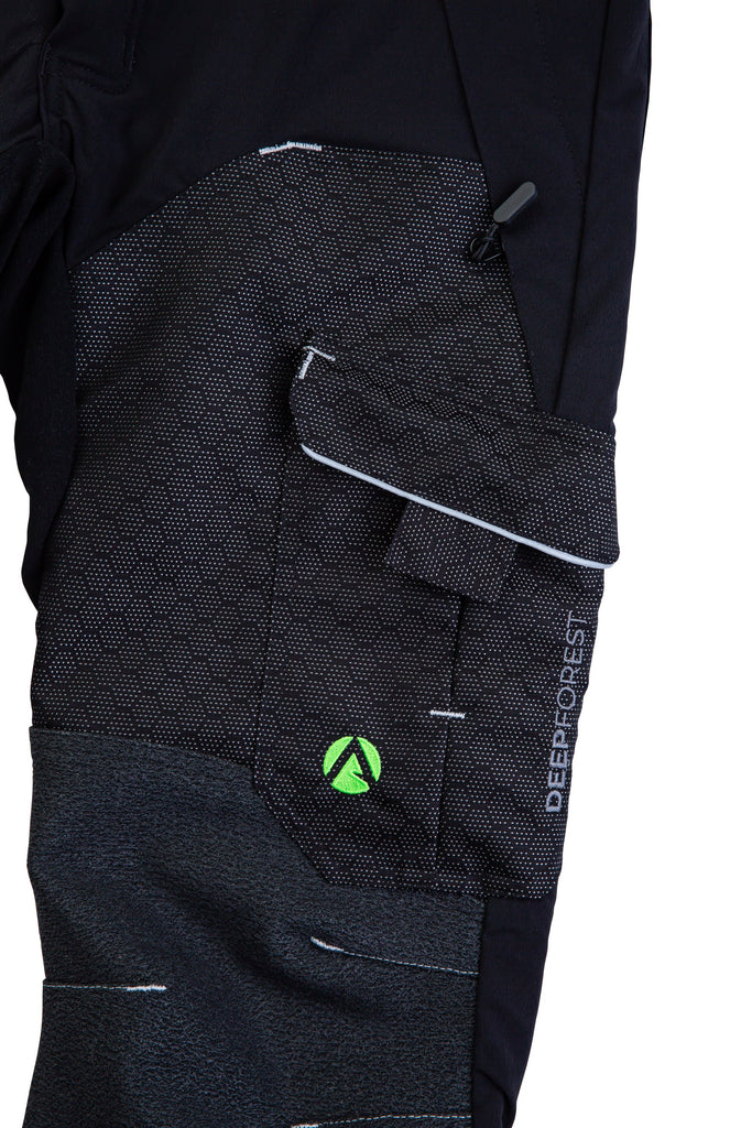 AT4080 - Arbortec Deep Forest Chainsaw Pants Design A/Class 1 - Black - Arbortec US