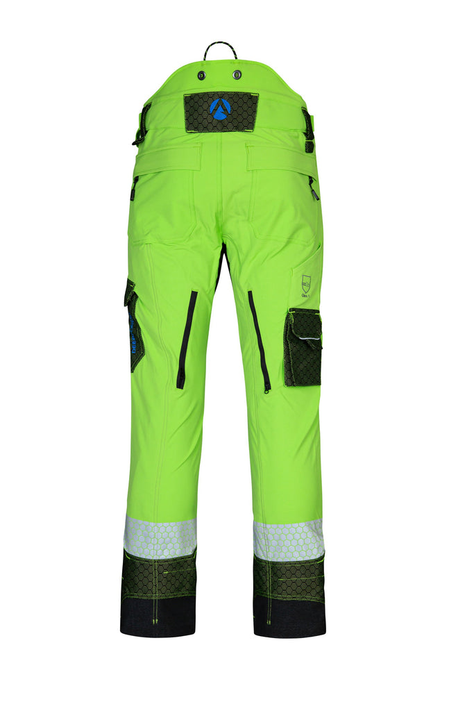 AT4080 - Arbortec Deep Forest Chainsaw Pants Design A/Class 1 - Lime - Arbortec US