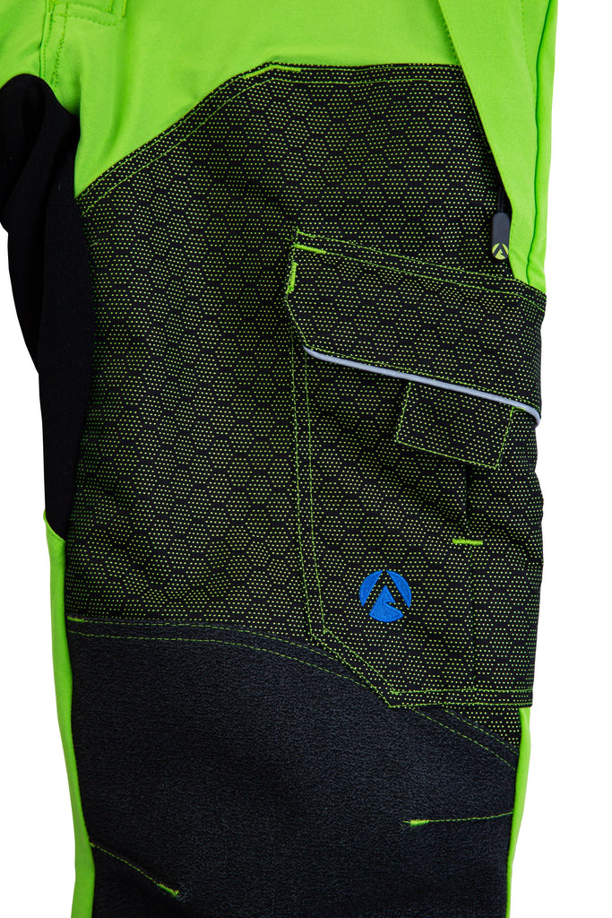 AT4080 - Arbortec Deep Forest Chainsaw Pants Design A/Class 1 - Lime - Arbortec US