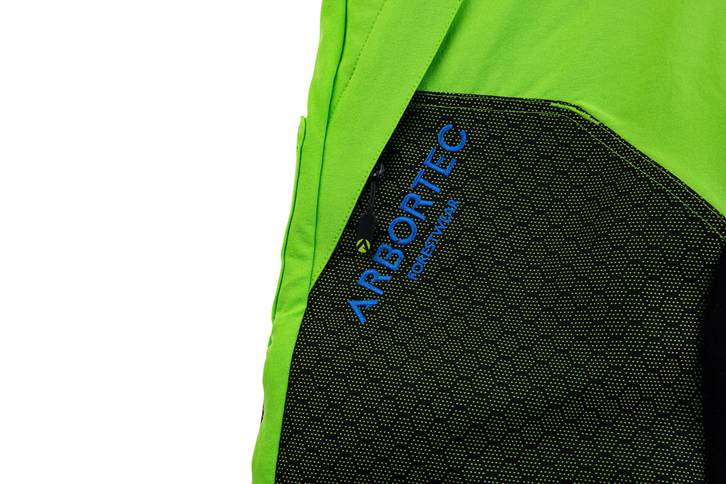 AT4080 - Arbortec Deep Forest Chainsaw Pants Design A/Class 1 - Lime - Arbortec US