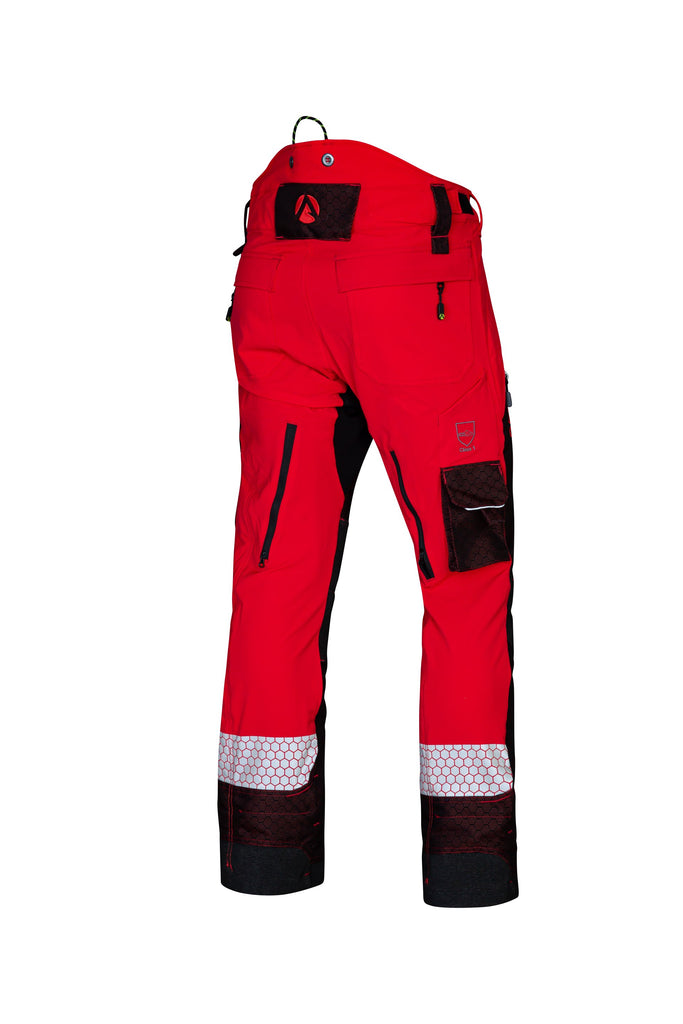 AT4080 - Arbortec Deep Forest Chainsaw Pants Design A/Class 1 - Red - Arbortec US