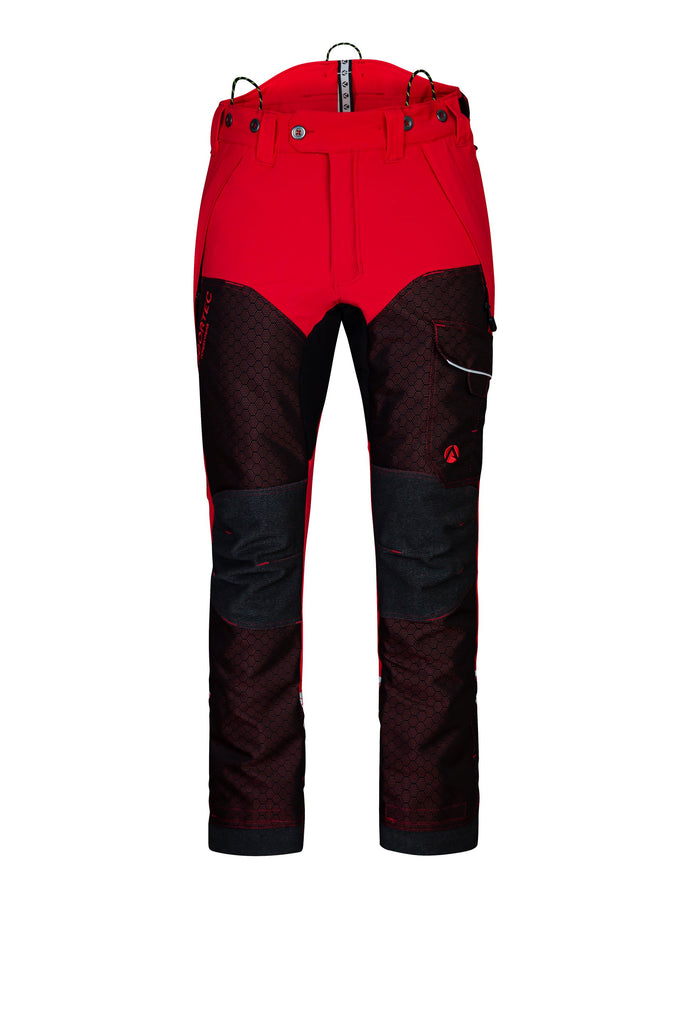 AT4080 - Arbortec Deep Forest Chainsaw Pants Design A/Class 1 - Red - Arbortec US