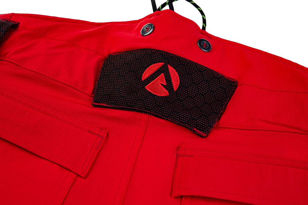AT4080 - Arbortec Deep Forest Chainsaw Pants Design A/Class 1 - Red - Arbortec US