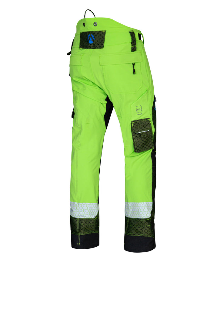 AT4090 - Arbortec Deep Forest Chainsaw Pants Design C/Class 1 - Lime - Arbortec US