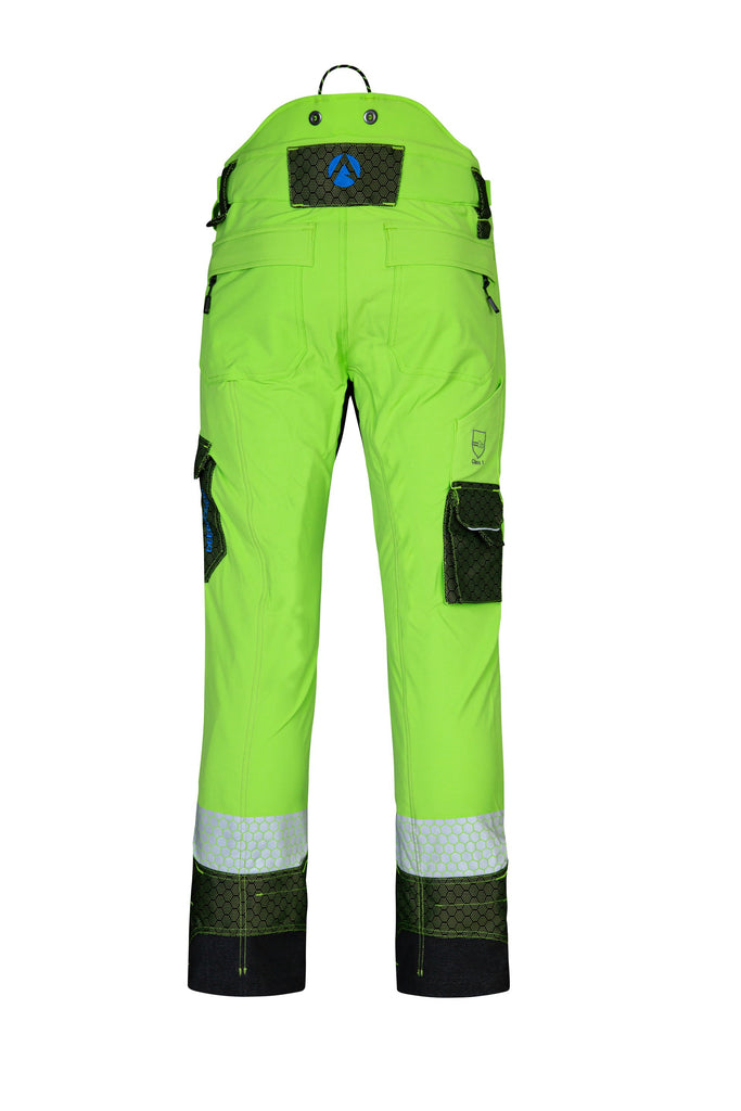 AT4090 - Arbortec Deep Forest Chainsaw Pants Design C/Class 1 - Lime - Arbortec US