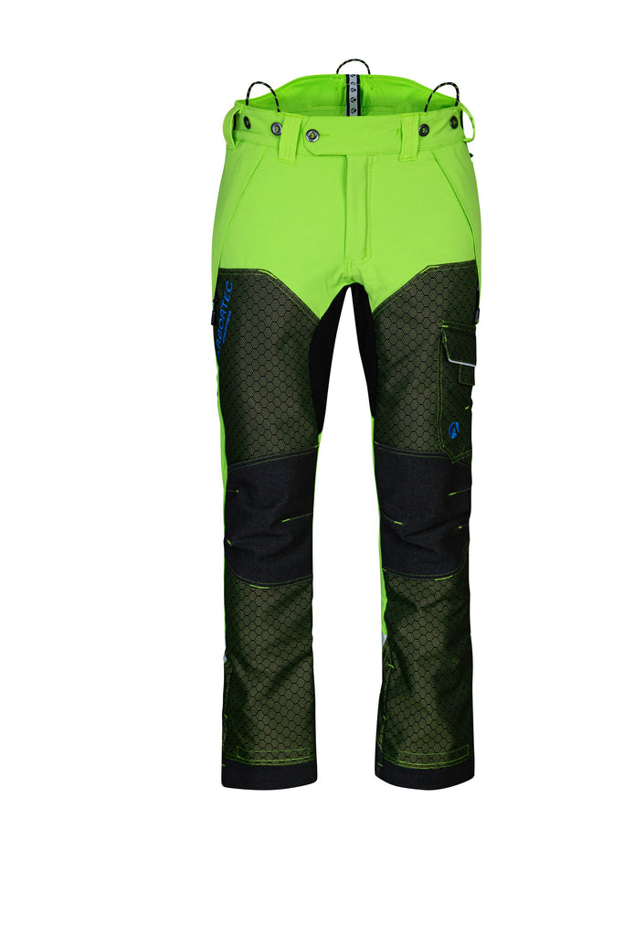 AT4090 - Arbortec Deep Forest Chainsaw Pants Design C/Class 1 - Lime - Arbortec US