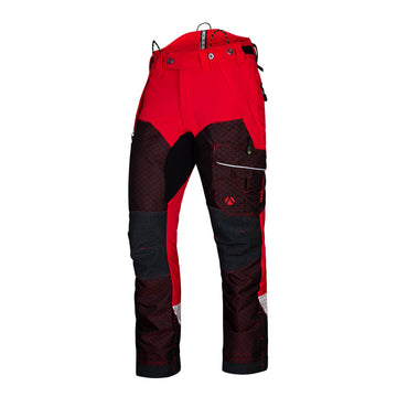 AT4090 - Arbortec Deep Forest Chainsaw Pants Design C/Class 1 - Red - Arbortec US