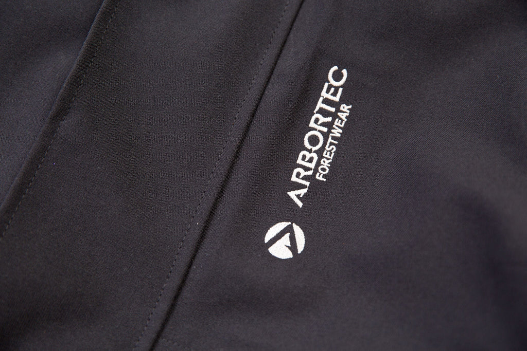 AT4460 - Heavy Duty Half Zip Breathedry® Rain Jacket - Black - Arbortec US