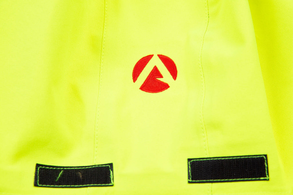AT4460 - Heavy Duty Half Zip Breathedry® Rain Jacket - Red - Arbortec US