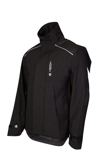 AT4480 - Heavy Duty Full Zip Breathedry® Rain Jacket - Black - Arbortec US