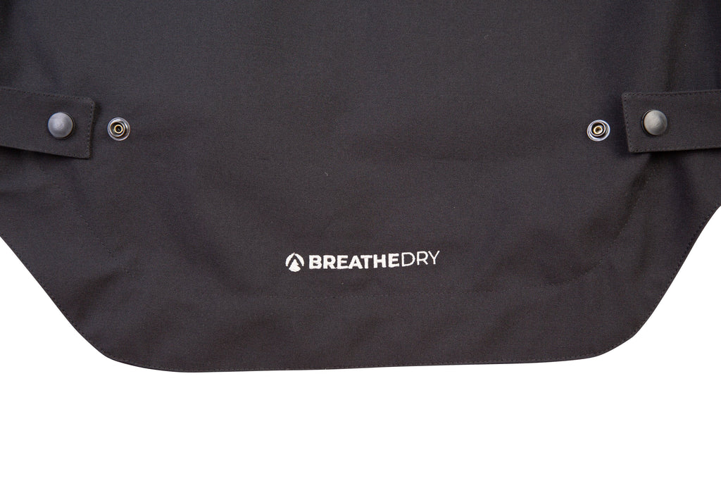 AT4480 - Heavy Duty Full Zip Breathedry® Rain Jacket - Black - Arbortec US