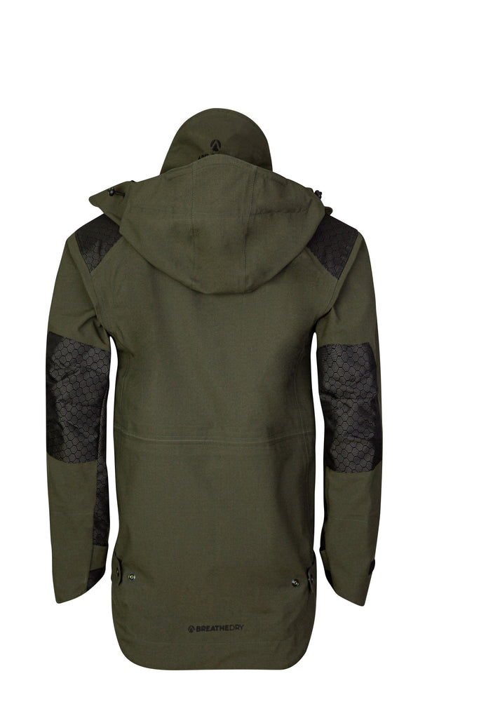 AT4480 - Heavy Duty Full Zip Breathedry® Rain Jacket - Olive - Arbortec US
