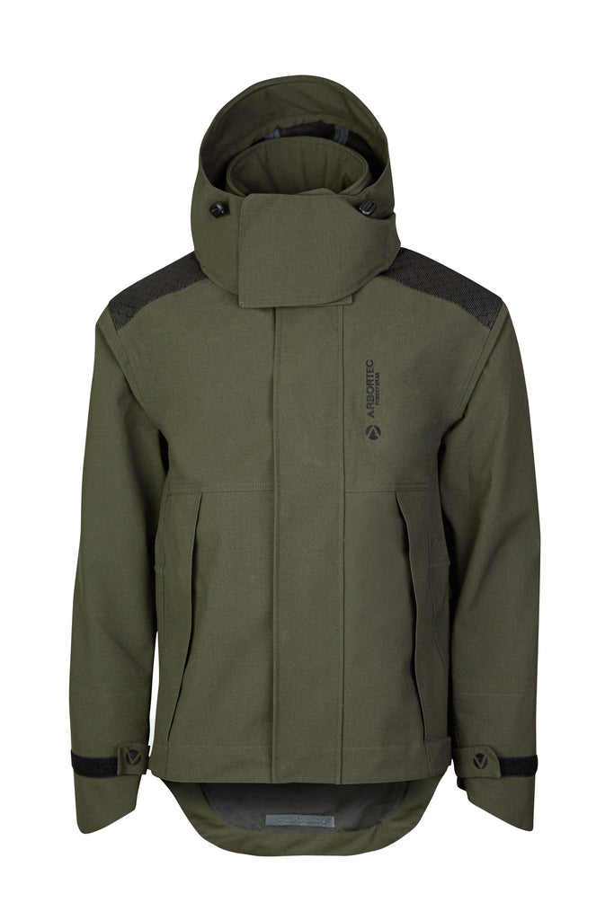 AT4480 - Heavy Duty Full Zip Breathedry® Rain Jacket - Olive - Arbortec US