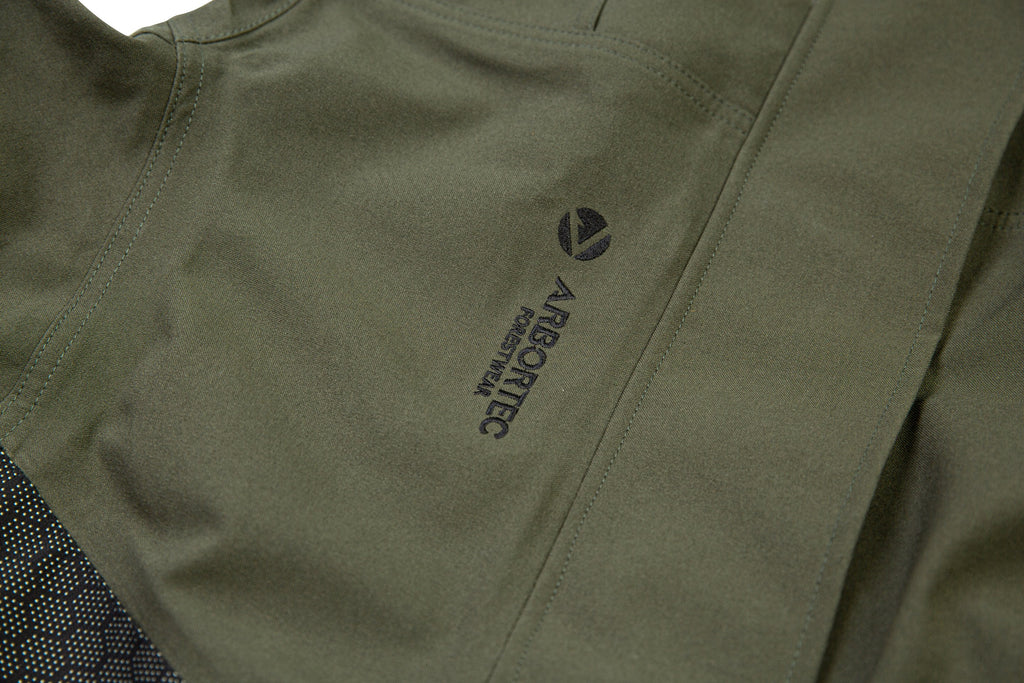 AT4480 - Heavy Duty Full Zip Breathedry® Rain Jacket - Olive - Arbortec US