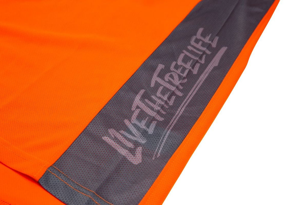 AT5003 Performance T - Shirt Long Sleeve - Hi - Vis Orange - Arbortec US