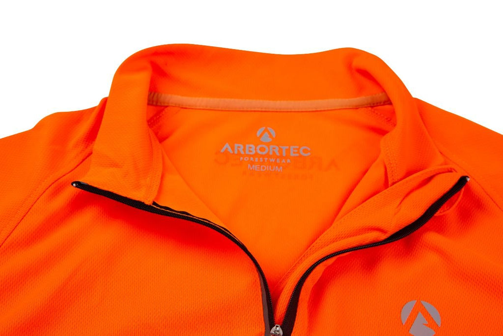 AT5003 Performance T - Shirt Long Sleeve - Hi - Vis Orange - Arbortec US