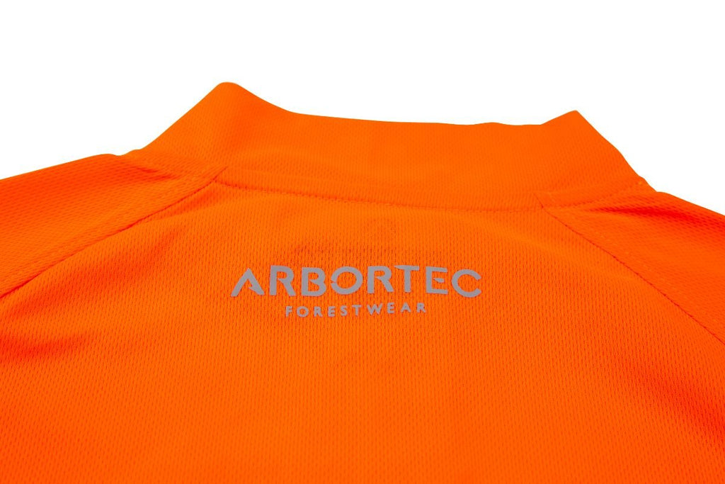 AT5003 Performance T - Shirt Long Sleeve - Hi - Vis Orange - Arbortec US