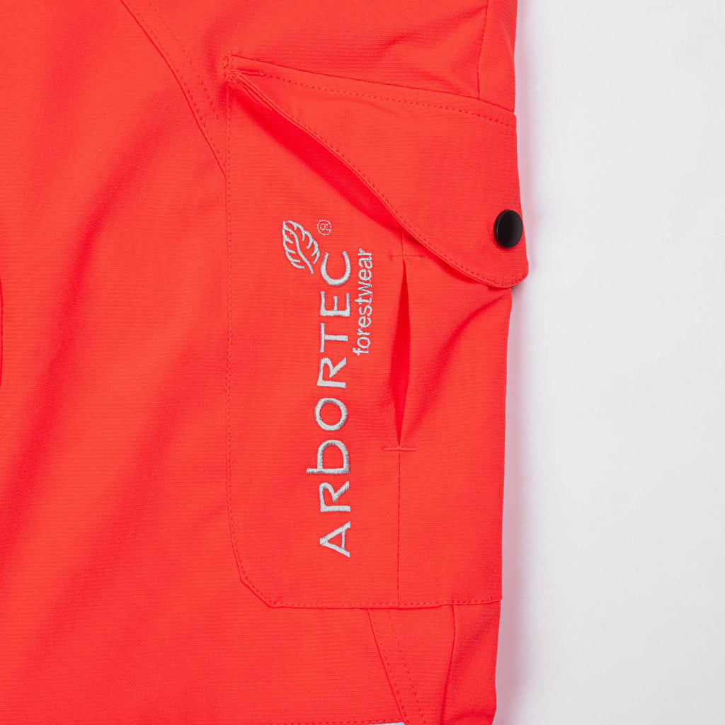 ATHV4010 Breatheflex Chainsaw Pants Design A Class 1 - Hi-Viz Orange - Arbortec US
