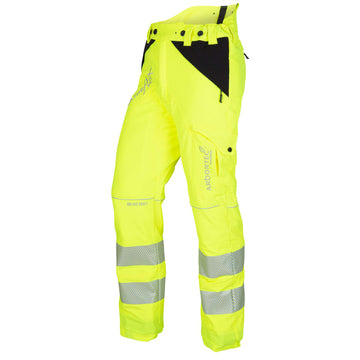 ATHV4050 Breatheflex Chainsaw Pants Design C Class 1 - Hi-Viz Yellow - Arbortec US