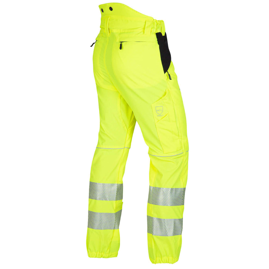 ATHV4050 Breatheflex Chainsaw Pants Design C Class 1 - Hi-Viz Yellow - Arbortec US
