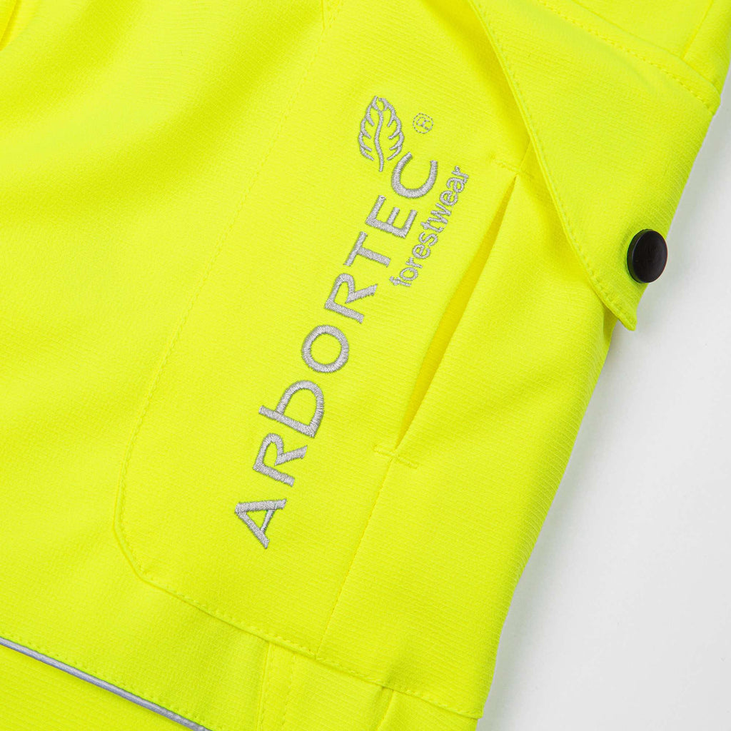 ATHV4050 Breatheflex Chainsaw Pants Design C Class 1 - Hi-Viz Yellow - Arbortec US
