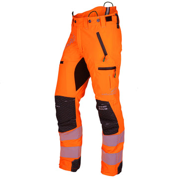 ATHV4060 Breatheflex Pro Chainsaw Pants Design A Class 1 - Hi-Viz Orange - Arbortec US