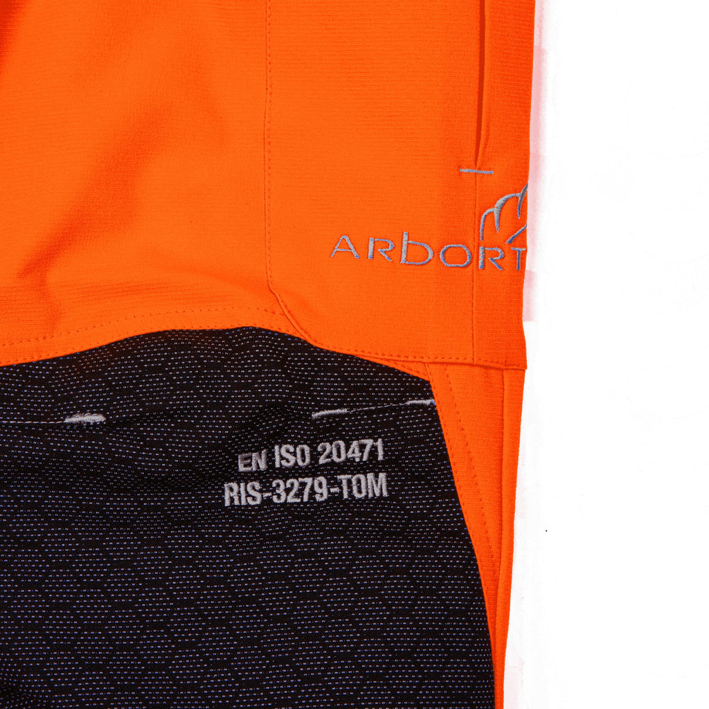 ATHV4060 Breatheflex Pro Chainsaw Pants Design A Class 1 - Hi-Viz Orange - Arbortec US