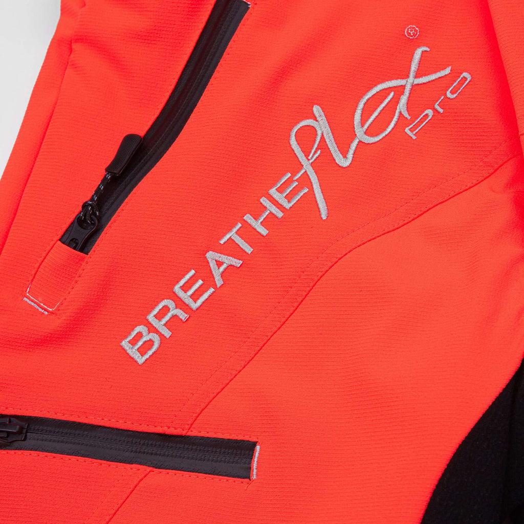 ATHV4070 Breatheflex Pro Chainsaw Pants Design C Class 1 - Hi-Viz Orange - Arbortec US