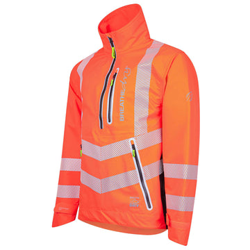 ATHV4400 Arbortec BreatheDry® Waterproof Rain Jacket - Hi-Viz Orange - Arbortec US