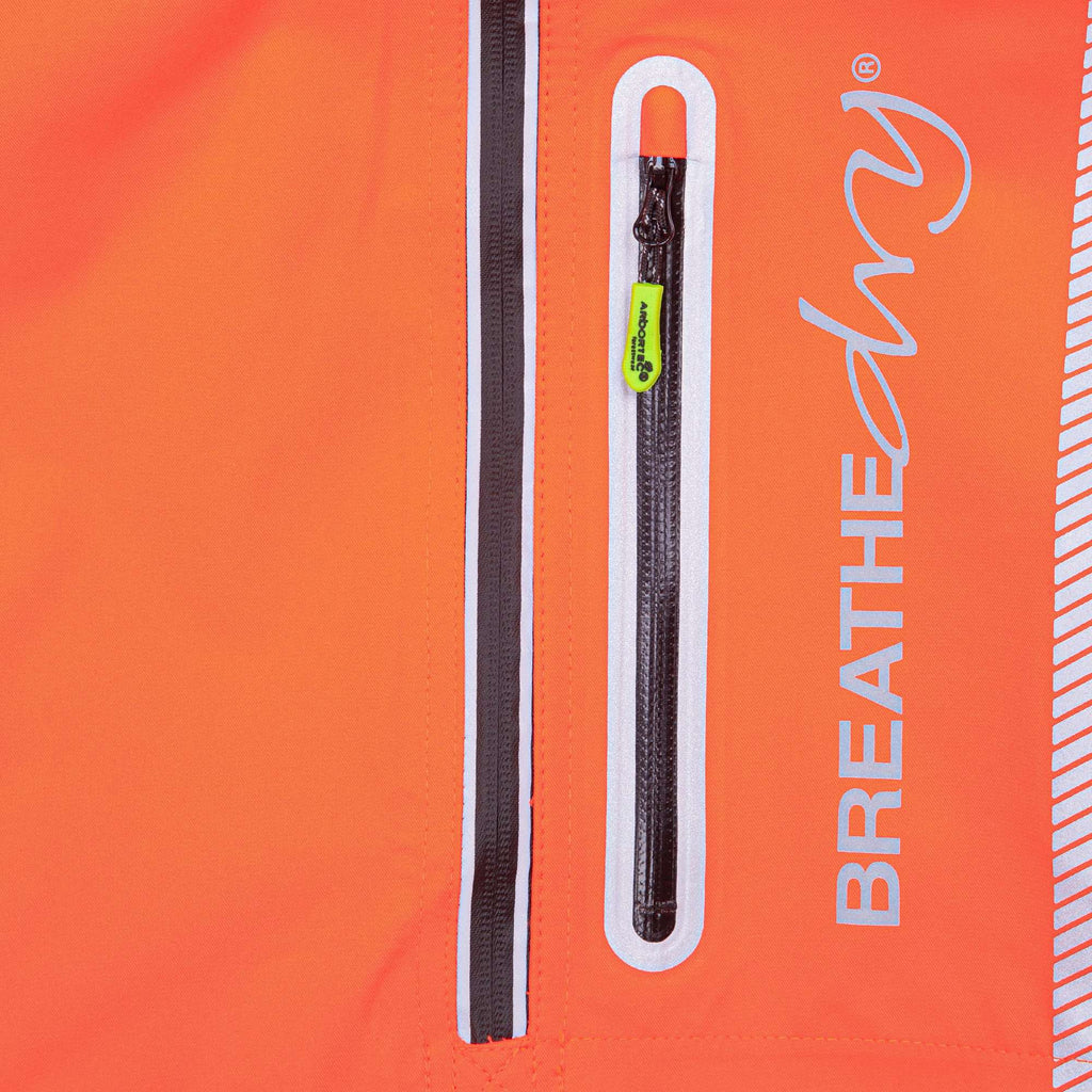 ATHV4400 Arbortec BreatheDry® Waterproof Rain Jacket - Hi-Viz Orange - Arbortec US
