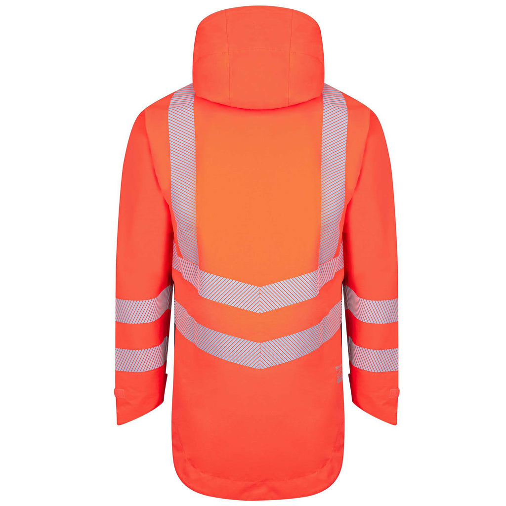 ATHV4400 Arbortec BreatheDry® Waterproof Rain Jacket - Hi-Viz Orange - Arbortec US