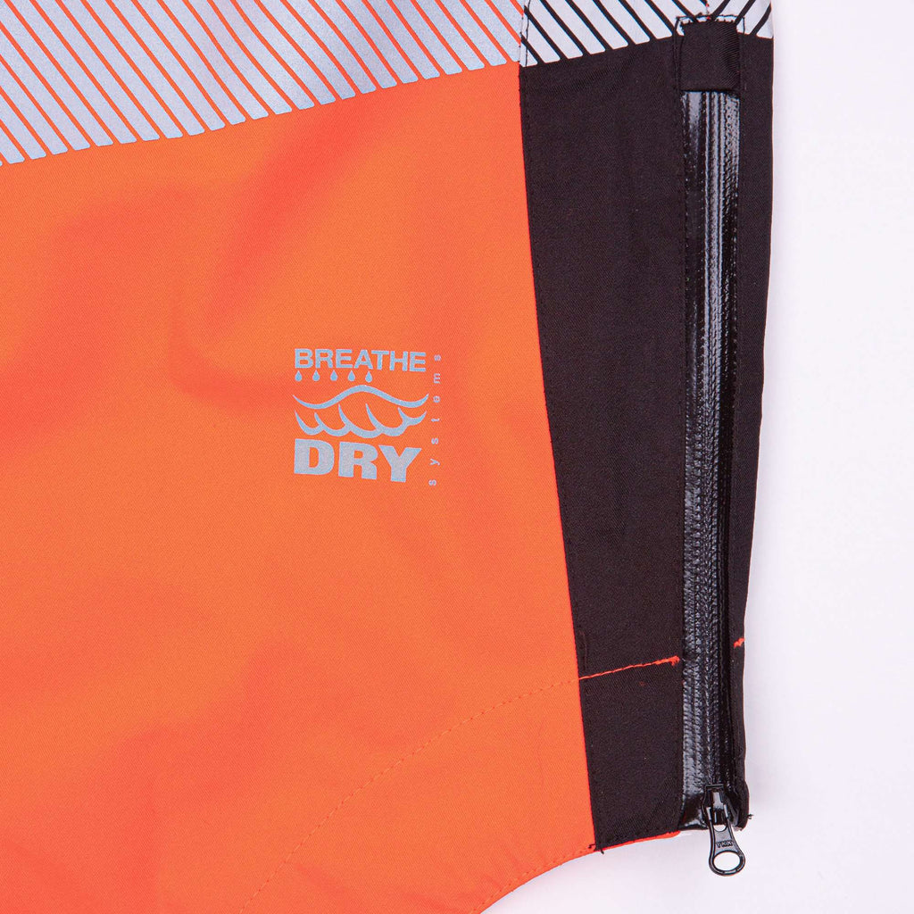 ATHV4400 Arbortec BreatheDry® Waterproof Rain Jacket - Hi-Viz Orange - Arbortec US