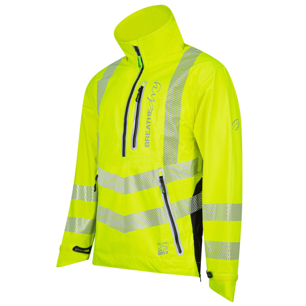 ATHV4400 Arbortec BreatheDry® Waterproof Rain Jacket - Hi-Viz Yellow - Arbortec US
