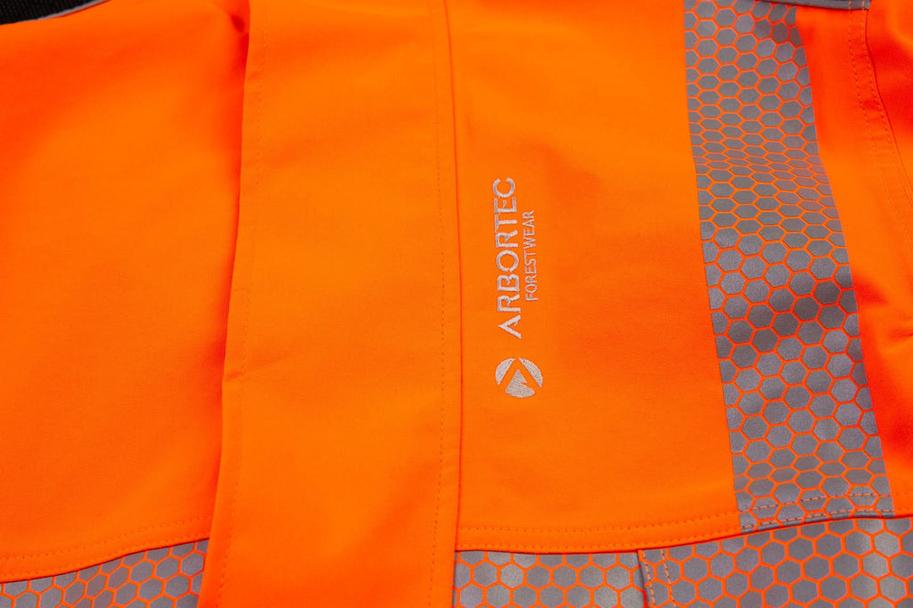 ATHV4460 - Heavy Duty Half Zip Breathedry® Rain Jacket - Orange - Arbortec US