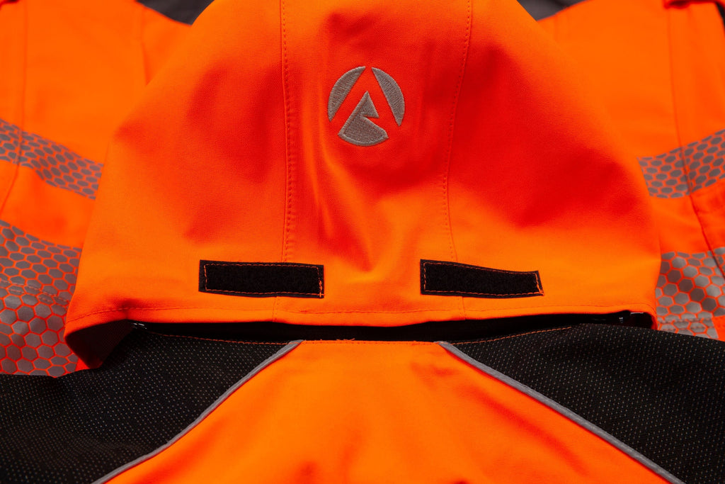 ATHV4460 - Heavy Duty Half Zip Breathedry® Rain Jacket - Orange - Arbortec US